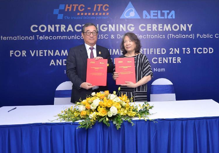 เดลต้าเซ็นสัญญาร่วมกับ HTC-ITC ติดตั้งกรีนดาต้าเซ็นเตอร์ การันตีความเชื่อมั่นด้วยมาตรฐาน Uptime 2N Tier 3 เป็นครั้งแรกในเวียดนาม
